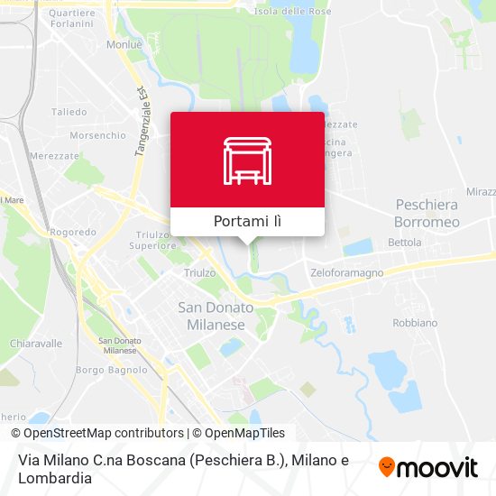 Mappa Via Milano C.na Boscana (Peschiera B.)
