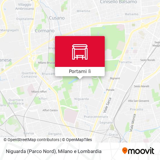 Mappa Niguarda (Parco Nord)