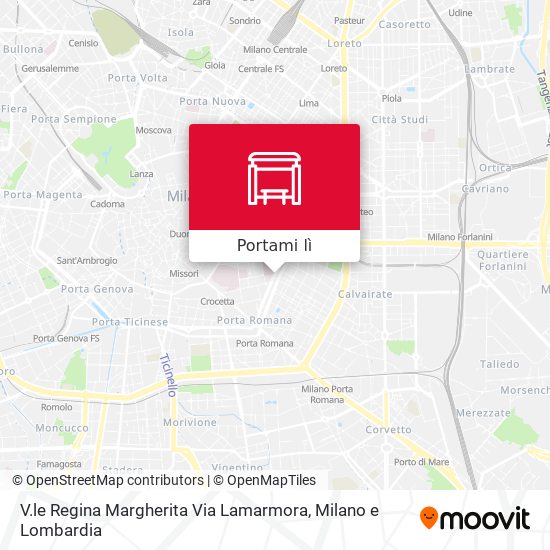 Mappa V.le Regina Margherita Via Lamarmora