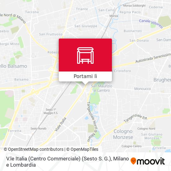 Mappa V.le Italia (Centro Commerciale) (Sesto S. G.)