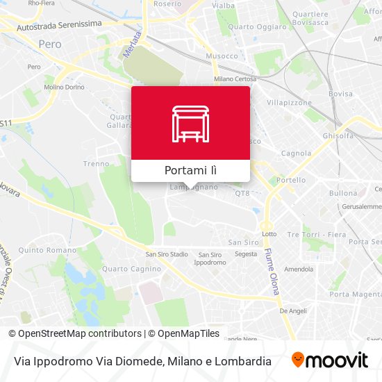 Mappa Via Ippodromo Via Diomede