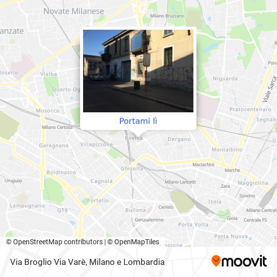 Mappa Via Broglio Via Varè