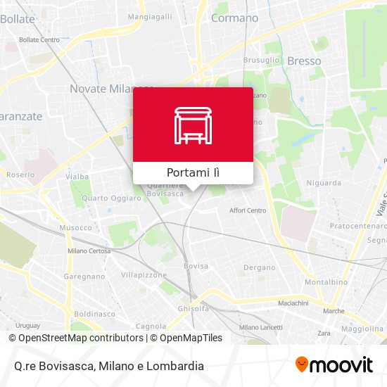 Mappa Q.re Bovisasca