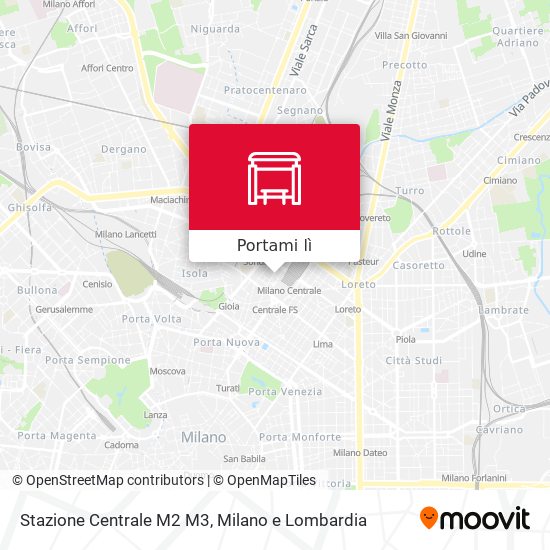 Mappa Stazione Centrale M2 M3