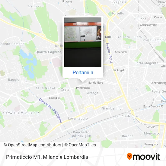 Mappa Primaticcio M1