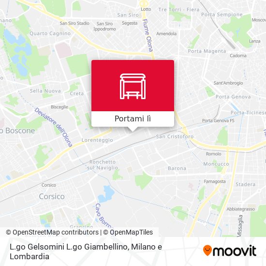Mappa L.go Gelsomini L.go Giambellino