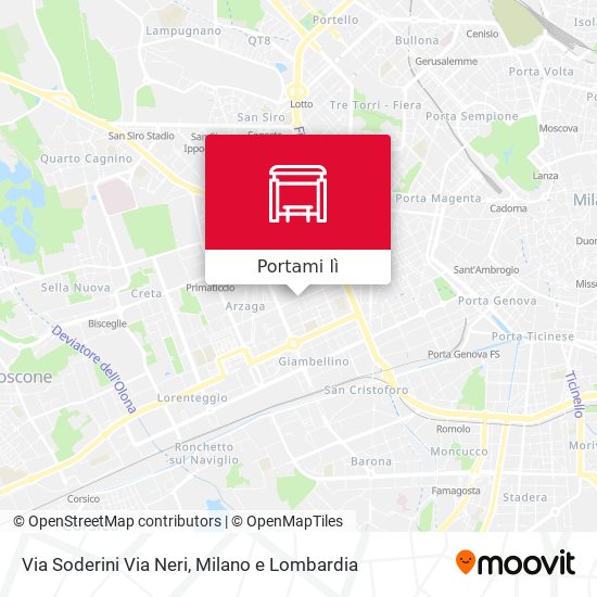 Mappa Via Soderini Via Neri
