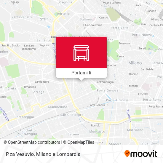 Mappa P.za Vesuvio