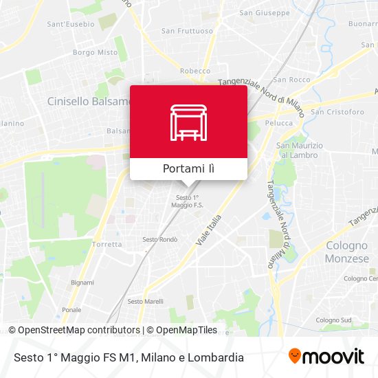 Mappa Sesto 1° Maggio FS M1