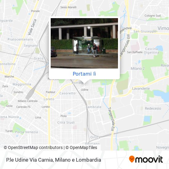 Mappa P.le Udine Via Carnia