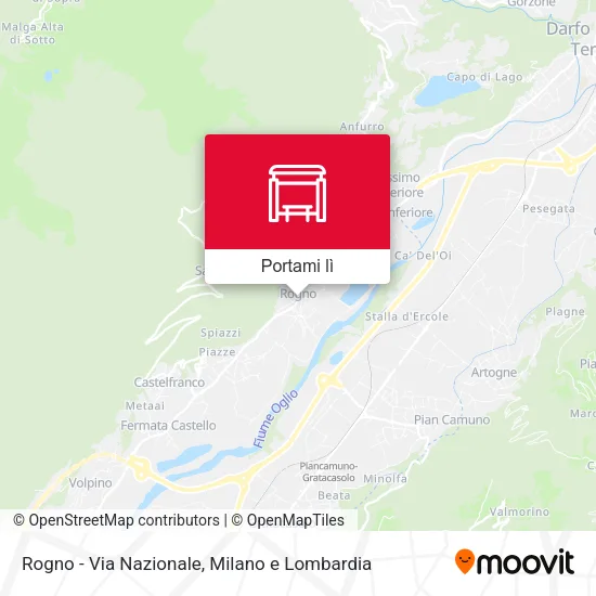 Mappa Rogno - Via Nazionale