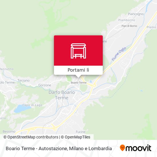 Mappa Boario Terme - Autostazione