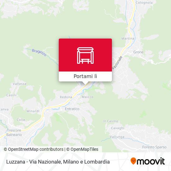 Mappa Luzzana - Via Nazionale