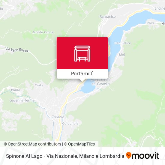 Mappa Spinone Al Lago - Via Nazionale