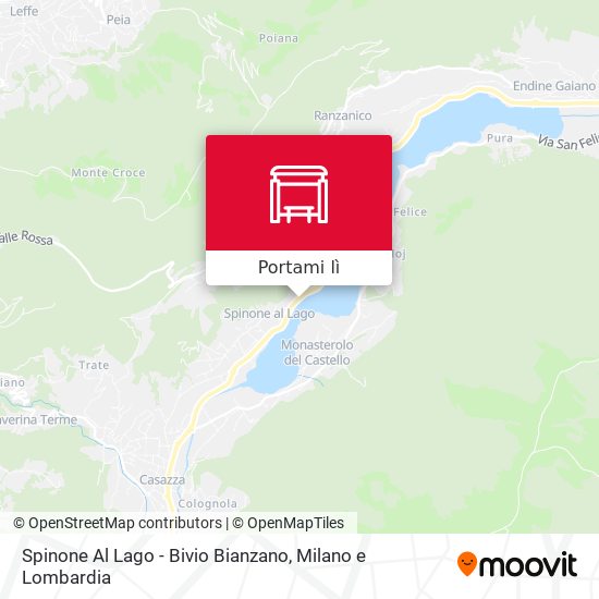 Mappa Spinone Al Lago - Bivio Bianzano