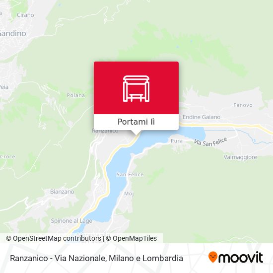 Mappa Ranzanico - Via Nazionale