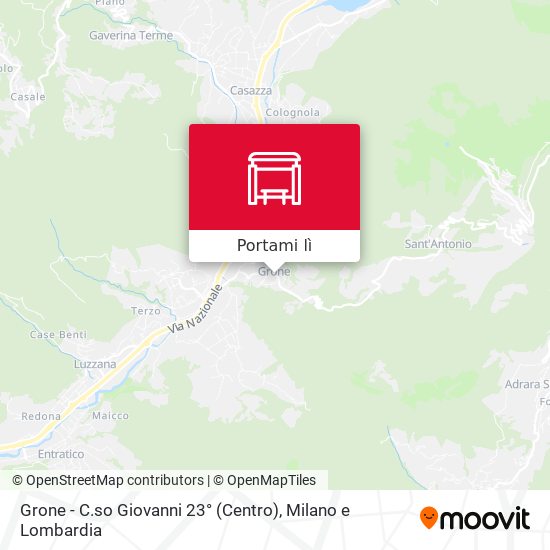 Mappa Grone - C.so Giovanni 23° (Centro)