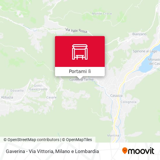 Mappa Gaverina - Via Vittoria
