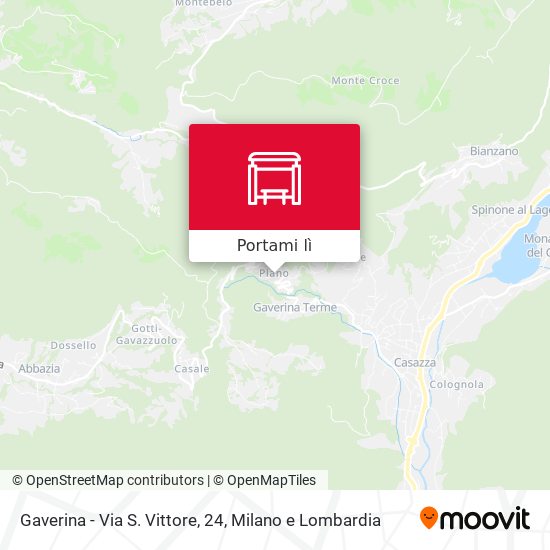 Mappa Gaverina - Via S. Vittore, 24