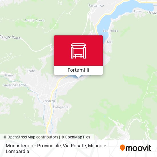Mappa Monasterolo - Provinciale, Via Rosate