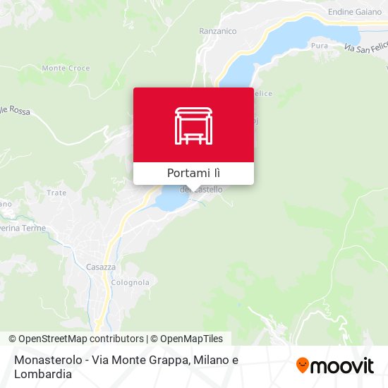 Mappa Monasterolo - Via Monte Grappa