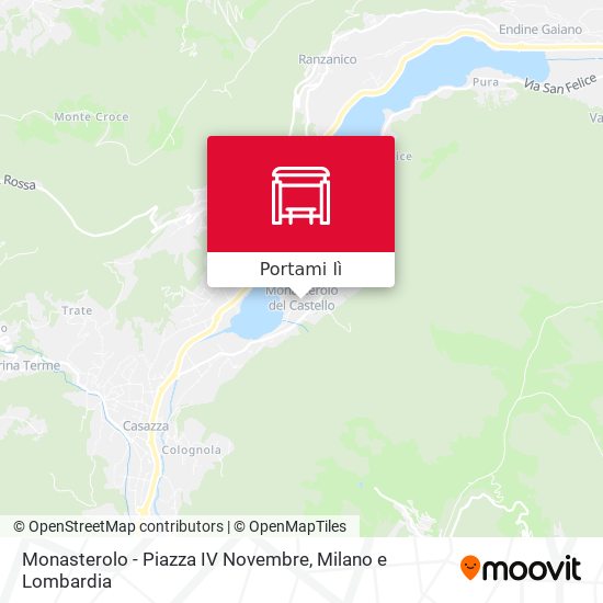 Mappa Monasterolo - Piazza IV Novembre