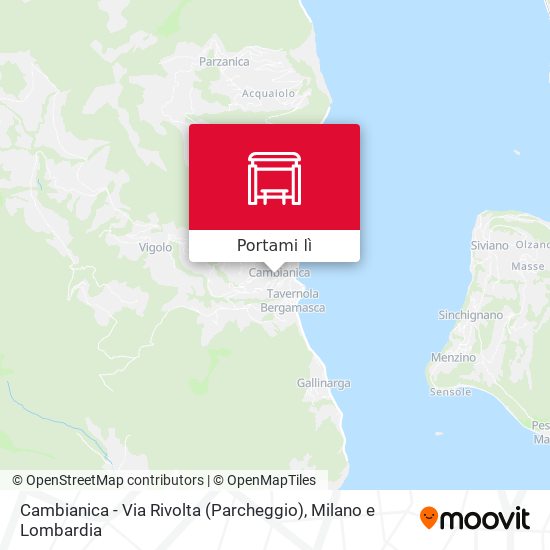 Mappa Cambianica - Via Rivolta (Parcheggio)