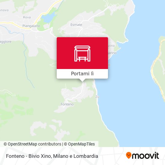 Mappa Fonteno - Bivio Xino