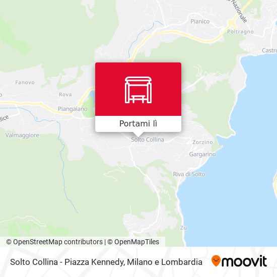 Mappa Solto Collina - Piazza Kennedy