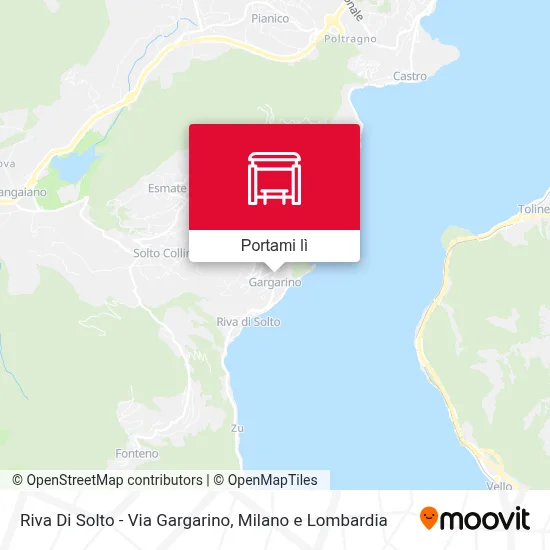 Mappa Riva Di Solto - Via Gargarino