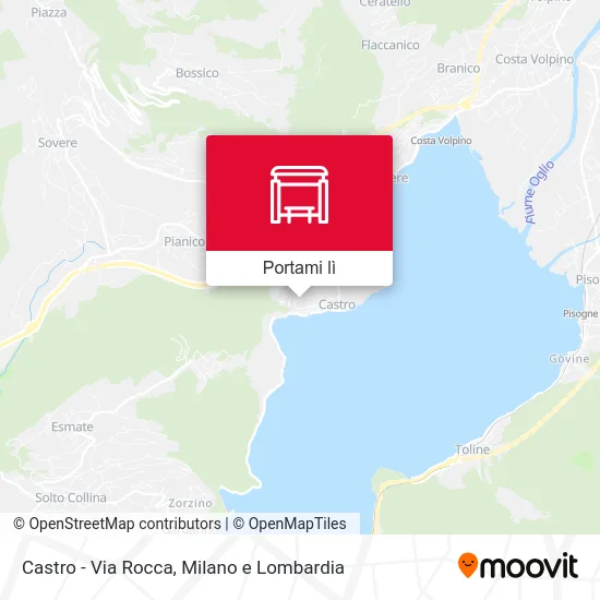 Mappa Castro - Via Rocca