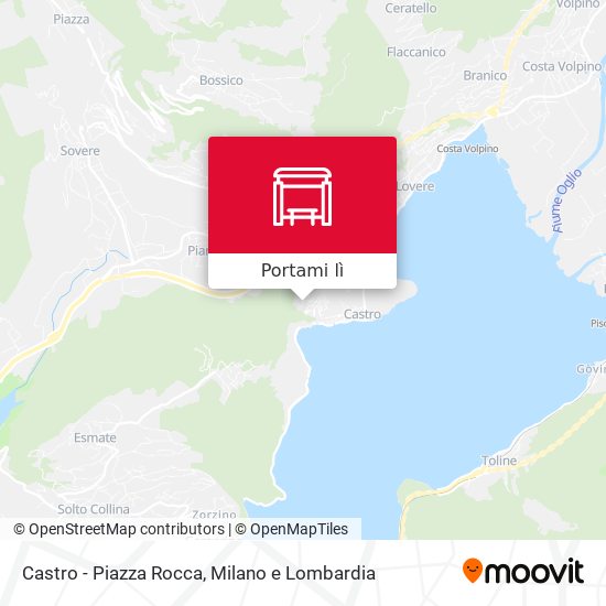 Mappa Castro - Piazza Rocca