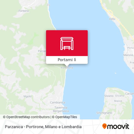 Mappa Parzanica - Portirone