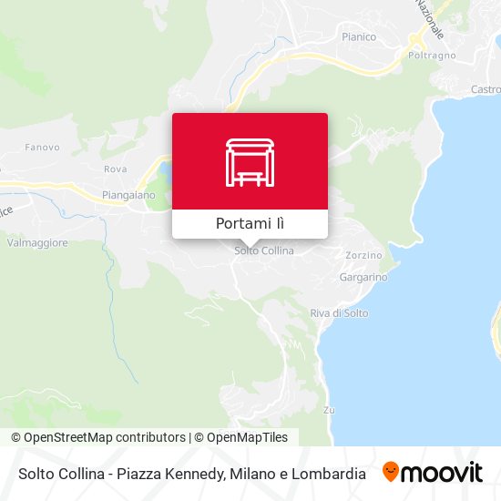 Mappa Solto Collina - Piazza Kennedy