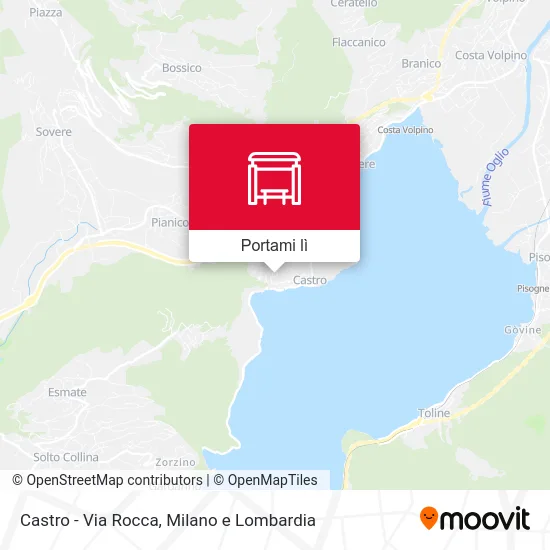 Mappa Castro - Via Rocca