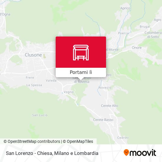 Mappa San Lorenzo - Chiesa