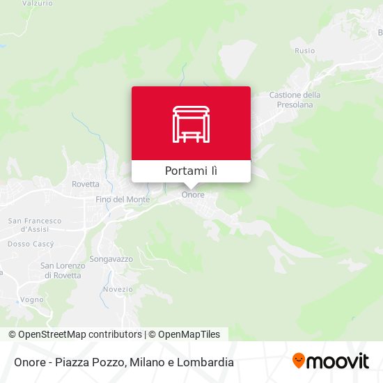 Mappa Onore - Piazza Pozzo