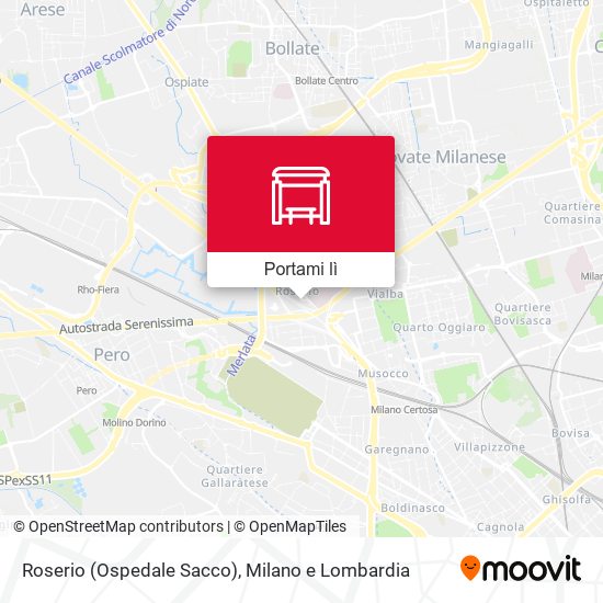 Mappa Roserio (Ospedale Sacco)