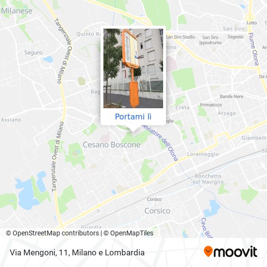 Mappa Via Mengoni, 11