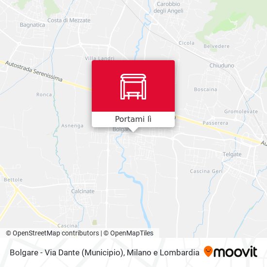 Mappa Bolgare - Via Dante (Municipio)