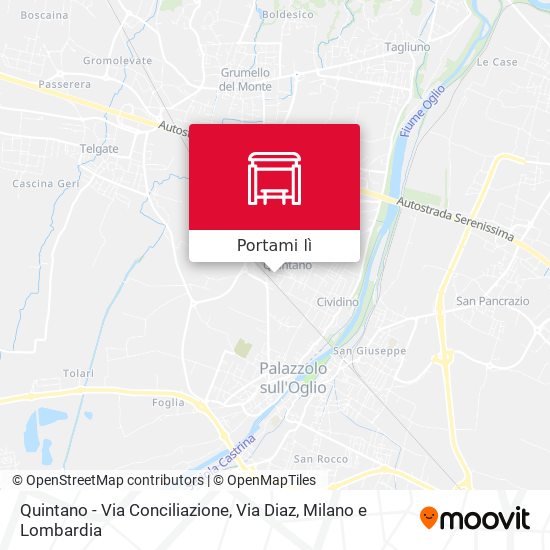 Mappa Quintano - Via Conciliazione, Via Diaz