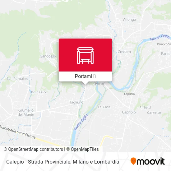 Mappa Calepio - Strada Provinciale