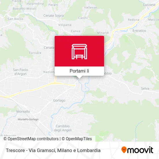 Mappa Trescore - Via Gramsci