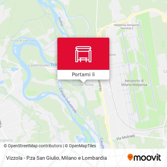 Mappa Vizzola - P.za San Giulio