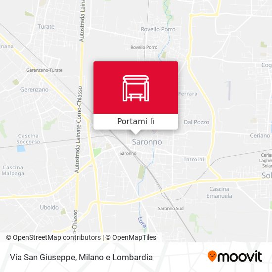 Mappa Via San Giuseppe