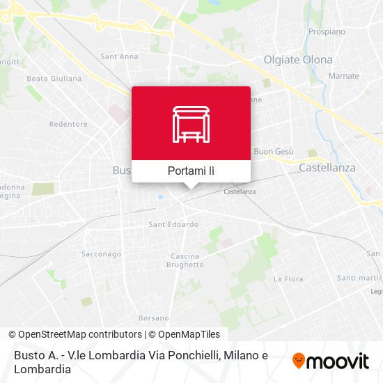 Mappa Busto A. - V.le Lombardia Via Ponchielli