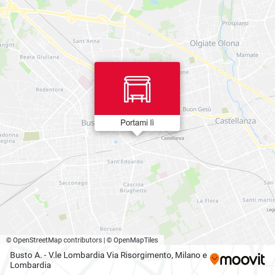 Mappa Busto A. - V.le Lombardia Via Risorgimento