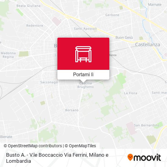 Mappa Busto A. - V.le Boccaccio Via Ferrini