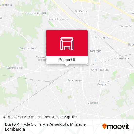 Mappa Busto A. - V.le Sicilia Via Amendola