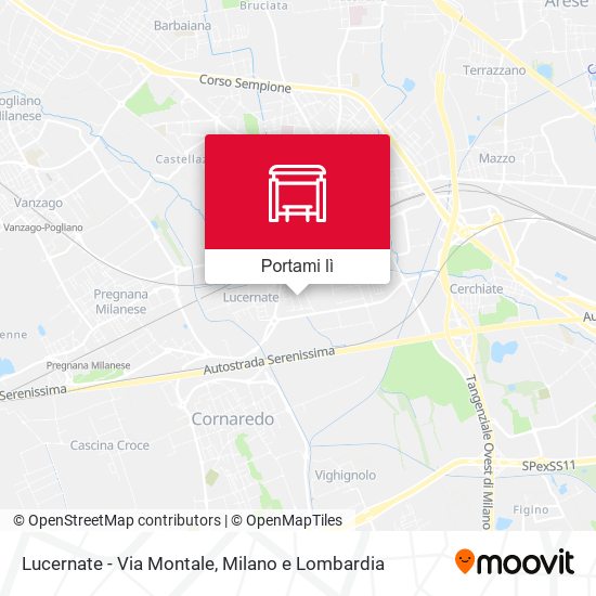 Mappa Lucernate - Via Montale